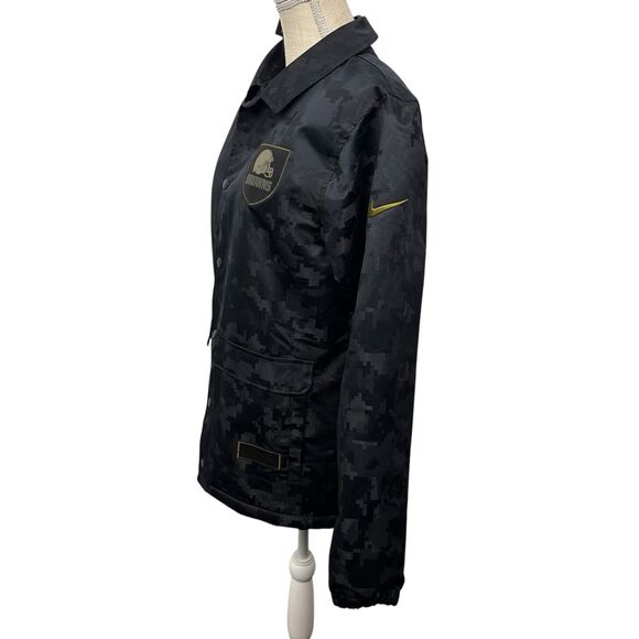 NIKE Cleveland Browns Salute to Service Jacket Digital Camo Mens Size Medium NWT - Picture 4 of 15